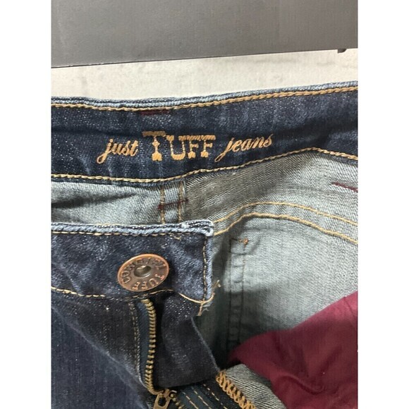 Cowgirl Tuff JUST TUFF JEANS Dark Wash Bootcut Trouser Pant Sz. 27x31 (U2) - Picture 10 of 10